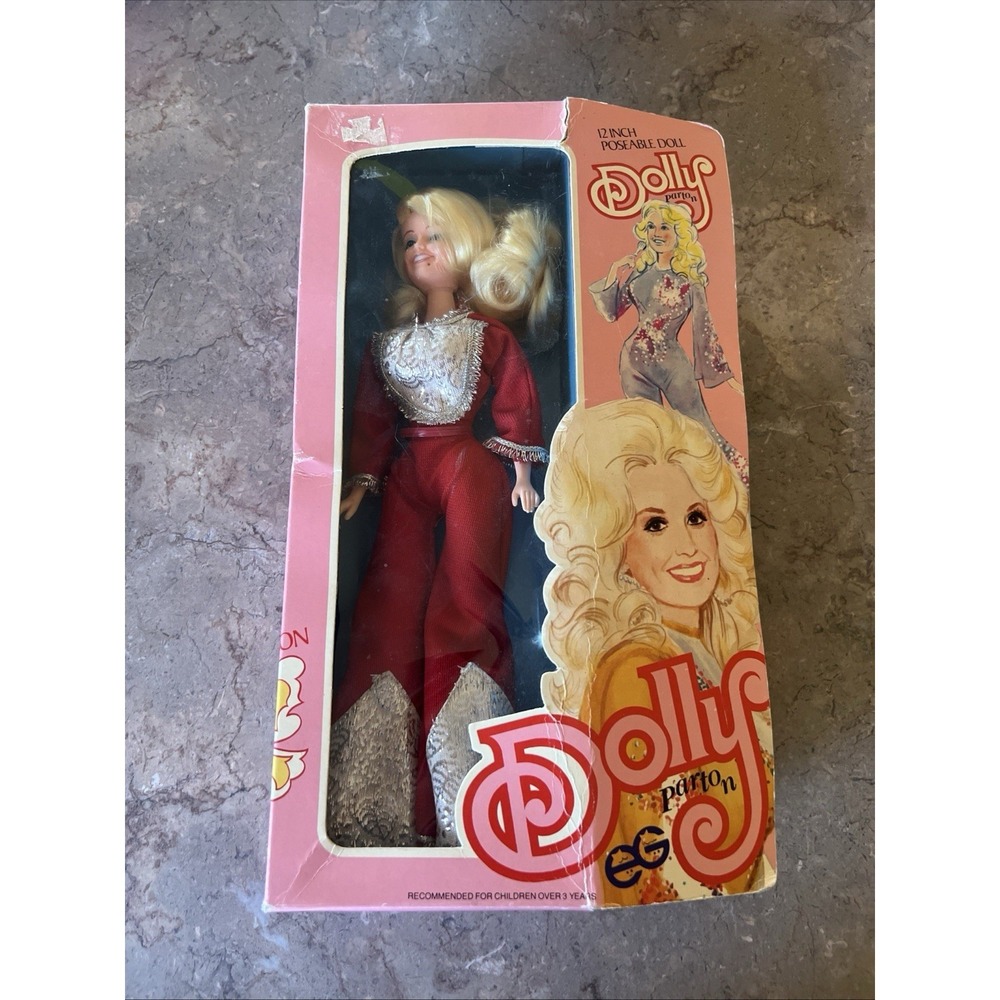 1978 DOLLY PARTON Goldberger 12" Poseable Doll Figure Country Music Doll/Barbie